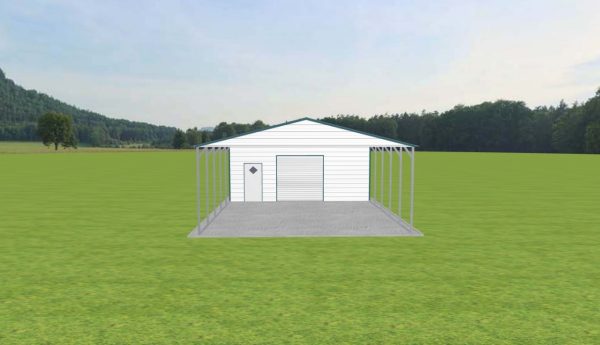 Carport with Storage 24 x 50 x 10 - Image 2