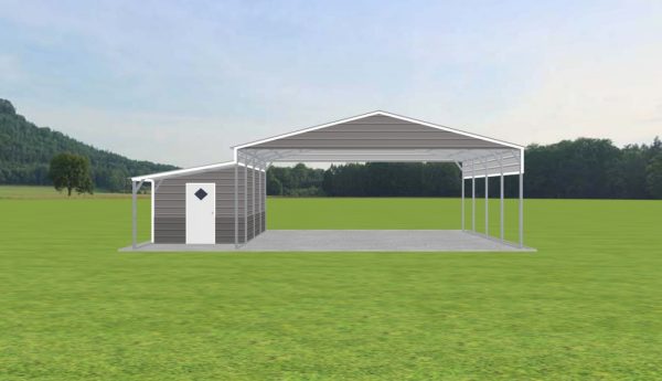 Carport with Storage 28 x 20 x 10 - Image 2