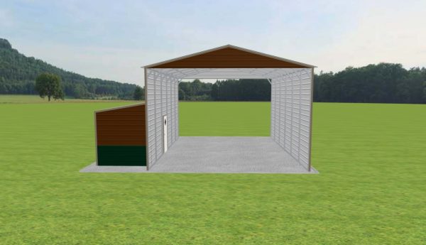 Carport with Storage 22 x 30 x 14 - Image 2