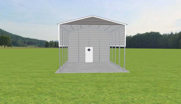 Carport with Storage 18 x 20 x 13