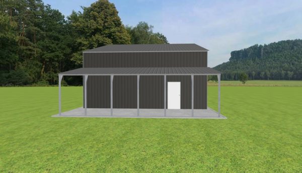 Garage with Lean To 50 x 30 x 14 - Image 2