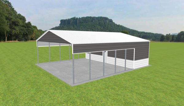 Carport with Storage 30 x 35 x 10