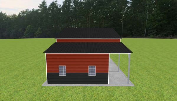 Carport with Storage 30 x 20 x 11 - Image 3