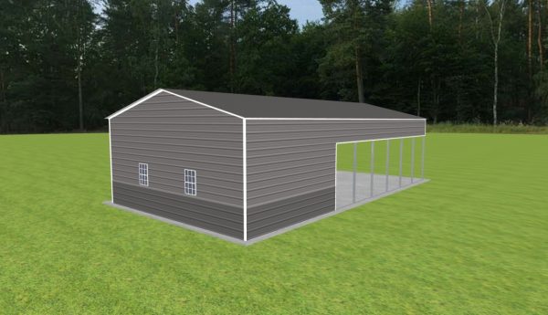 Carport with Storage 24 x 45 x 11 - Image 5