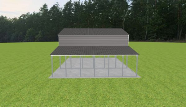 3 Car Carport 28 x 30 x 15 - Image 4