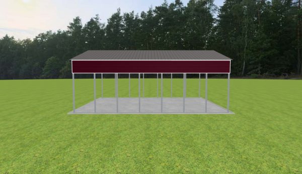 3 Car Carport 28 x 35 x 12 - Image 3