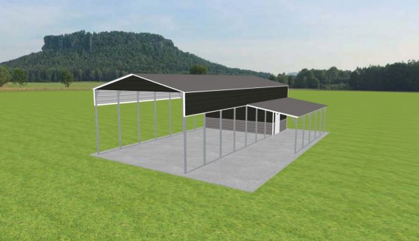 Carport with Storage 20 x 45 x 12