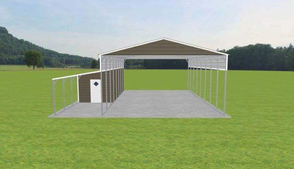 Carport with Storage 26 x 40 x 13 - Image 2