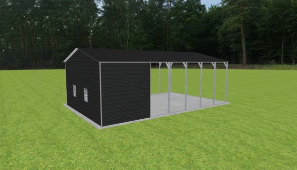 Carport with Storage 22 x 35 x 11 - Image 3