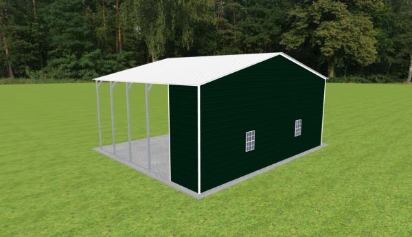 Carport with Storage 30 x 25 x 12 - Image 3