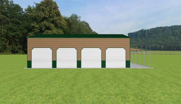 Garage with Lean To 24 x 40 x 12 - Image 3