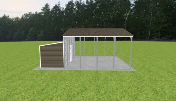 Carport with Storage 24 x 20 x 10 - Image 5