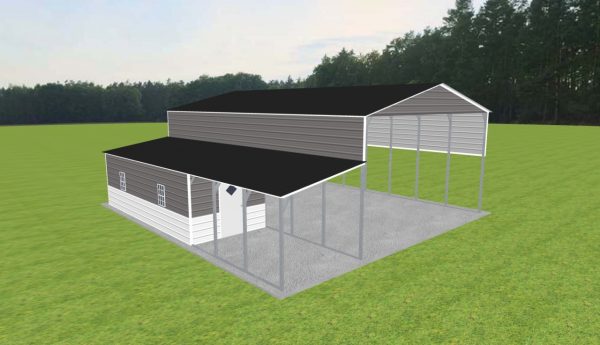 Carport with Storage 26 x 40 x 14