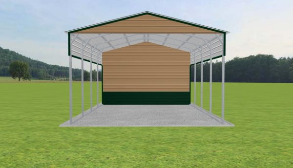 Carport with Storage 20 x 25 x 12 - Image 2