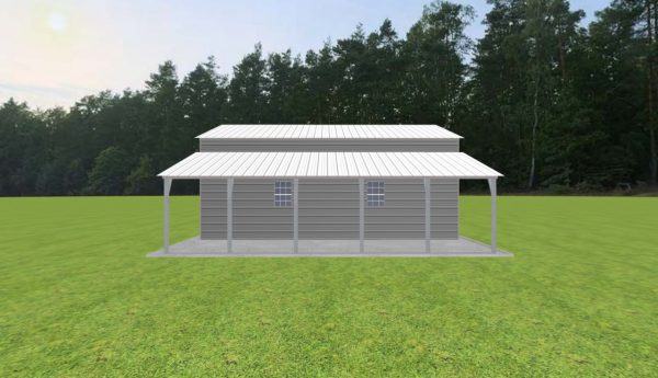 Carport with Storage 22 x 25 x 10 - Image 4