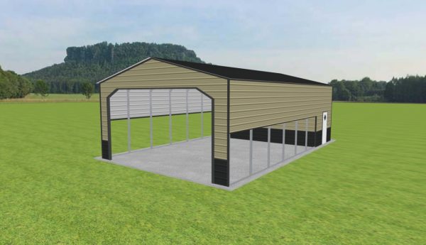 Carport with Storage 24 x 40 x 12