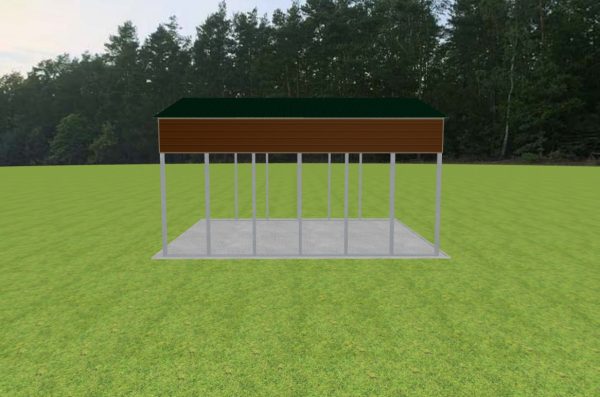 3 Car Carport 26 x 30 x 15 - Image 3