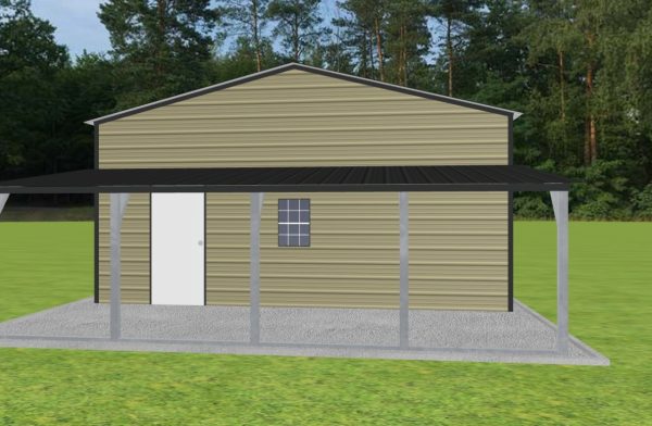 Garage with Lean To 22 x 30 x 10 - Image 3