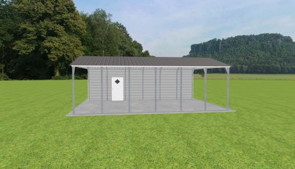 Carport with Side Storage 20 x 30 x 9 - Image 4