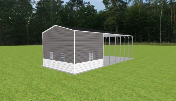 Carport with Storage 18 x 45 x 13 - Image 4