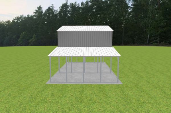 3 Car Carport 26 x 20 x 16 - Image 4