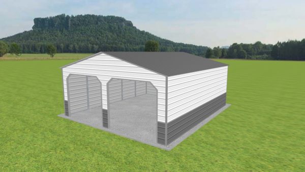 2 Car Carport 22 x 25 x 9