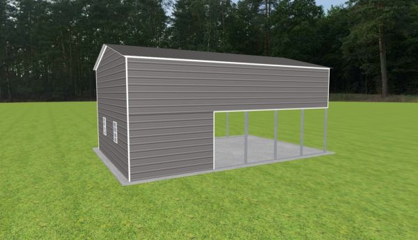 Carport with Storage 20 x 30 x 13 - Image 5