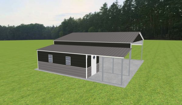 Carport with Storage 26 x 30 x 10