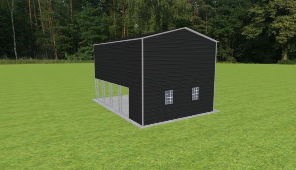 Carport with Storage 18 x 25 x 15 - Image 2