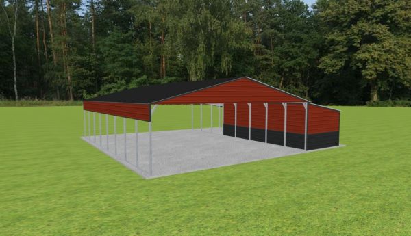 Carport with Storage 30 x 40 x 9 - Image 5