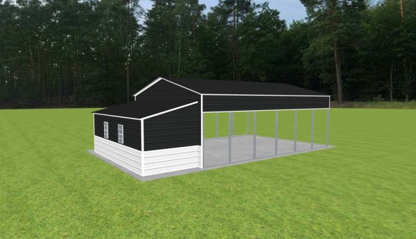 Carport with Storage 22 x 30 x 10 - Image 5