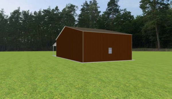 Workshop Garage with Lean To 46 x 25 x 12 - Image 5