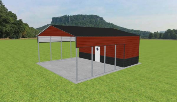 Carport with Storage 26 x 30 x 11