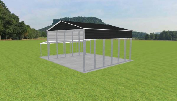 3 Car Carport 30 x 30 x 15 - Image 3