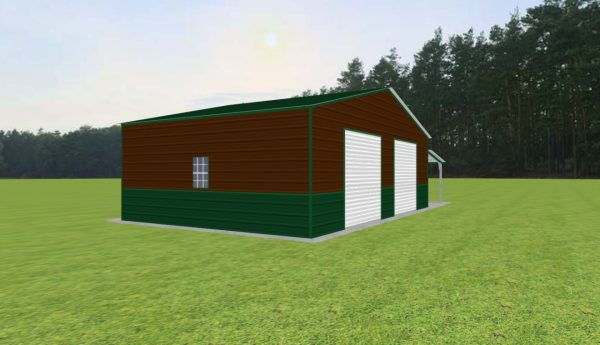 Double Garage with Lean To 30 x 20 x 9 - Image 4