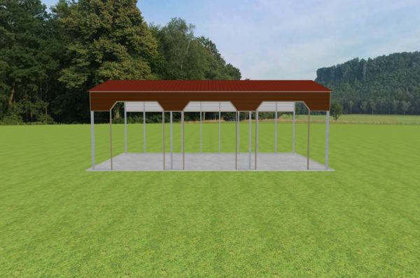 3 Car Carport 26 x 45 x 15 - Image 2