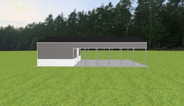 Carport with Storage 28 x 45 x 10 - Image 5