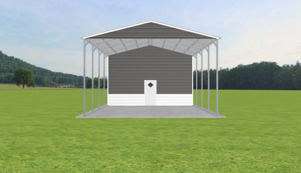 Carport with Storage 22 x 25 x 13 - Image 2