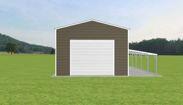 Garage with Lean To 20 x 20 x 13 - Image 3