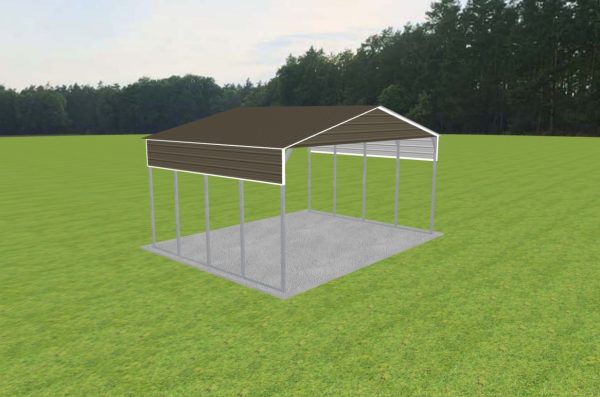 3 Car Carport 26 x 20 x 12