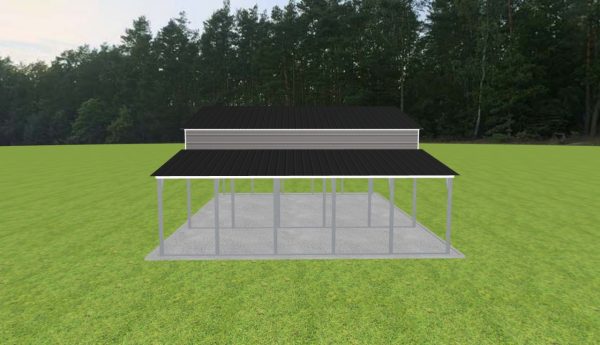 2 Car Carport 24 x 25 x 11 - Image 4