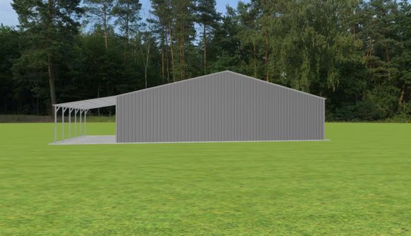 Garage with Lean To 48 x 25 x 10 - Image 5