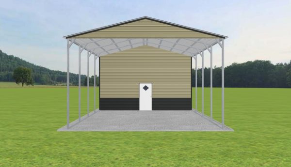 Carport with Storage 22 x 30 x 13 - Image 2