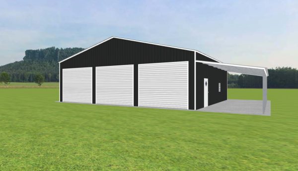 Garage with Lean To 42 x 35 x 12 - Image 3