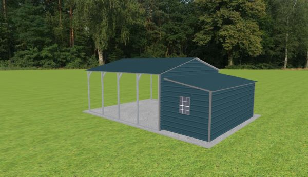 Carport with Storage 20 x 20 x 9 - Image 4