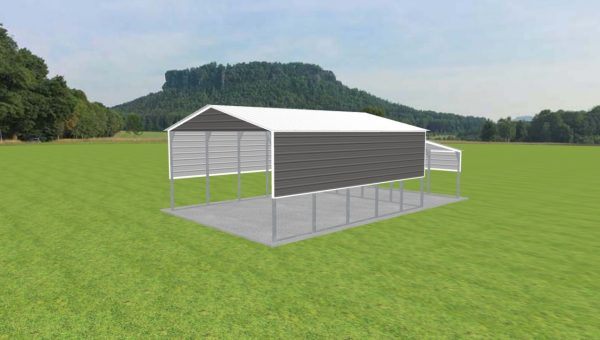 2 Car Carport 20 x 25 x 10