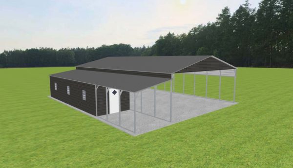 Carport with Storage 30 x 50 x 11