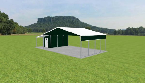 Carport with Storage 30 x 20 x 9 - Image 4