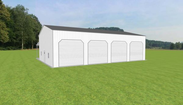 Garage with Lean To 38 x 60 x 16