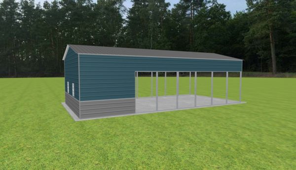 Carport with Storage 20 x 40 x 11 - Image 4